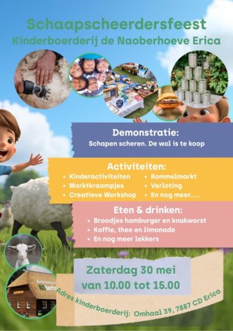 Naoberhoeve 30 mei Schaapscheerdersfeest